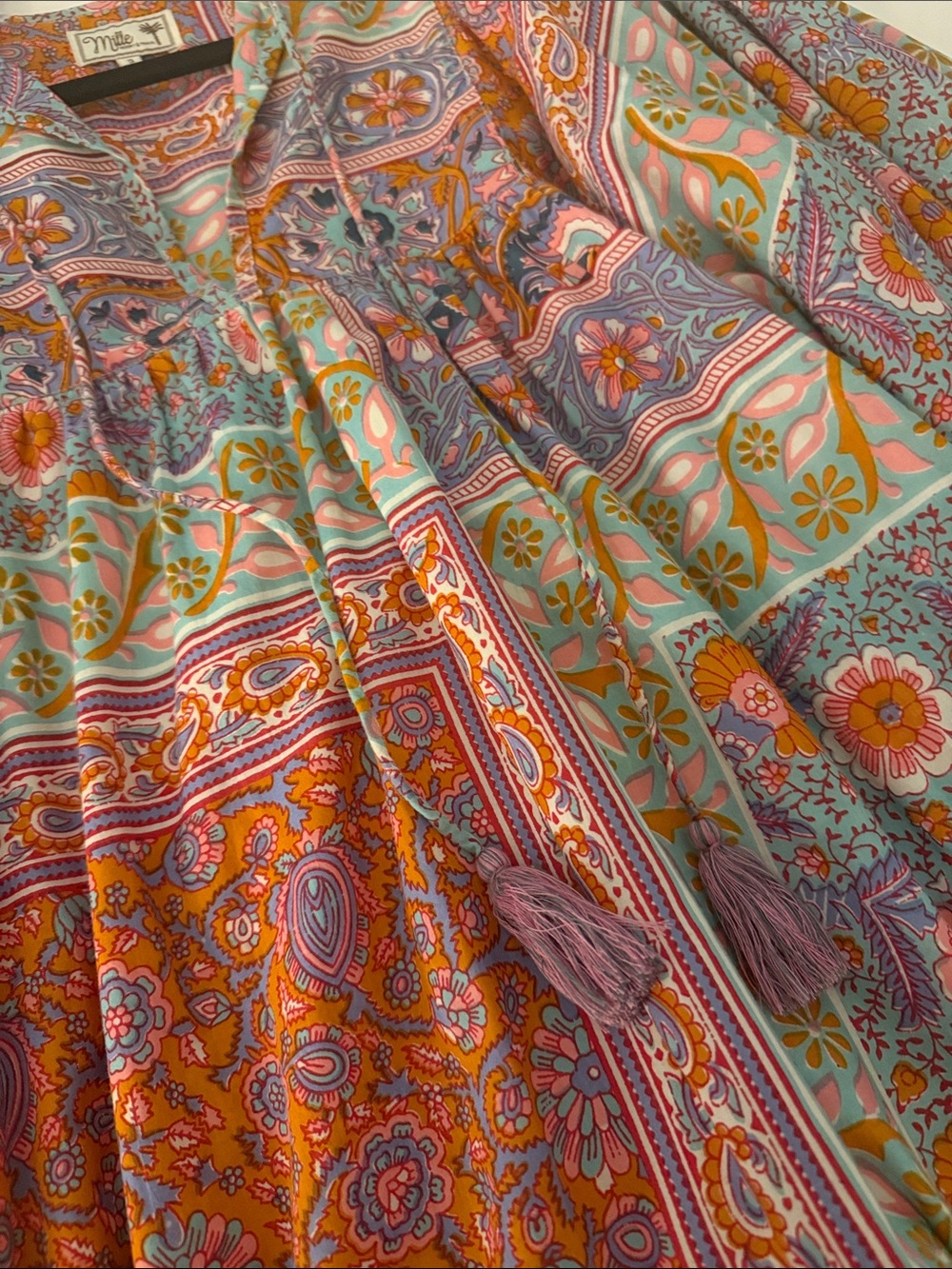 Mille Daisy Dress in Paisley Print - Picture 5 of 6